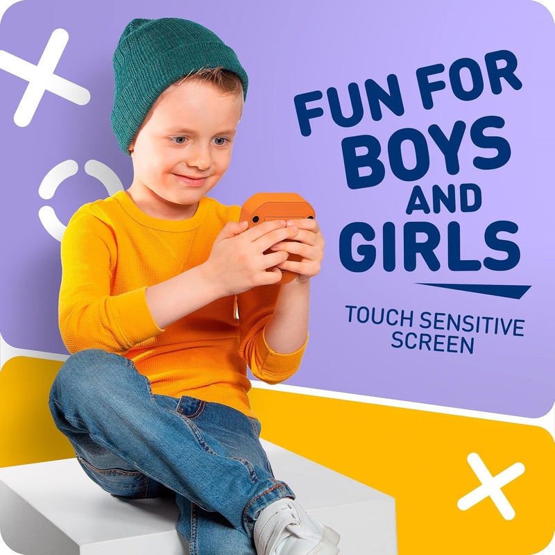 PlayRoute Store لعبة تيك-تاك-تو الإلكترونية المحمولة | 3 في 1 ألعاب الذاكرة والعقل | هدية عيد ميلاد للأطفال والبالغين | شاشة تعمل باللمس مناسبة للسفر مع تأثيرات صوتية وصوت للأطفال من عمر 7 سنوات وما فوق - Image 4